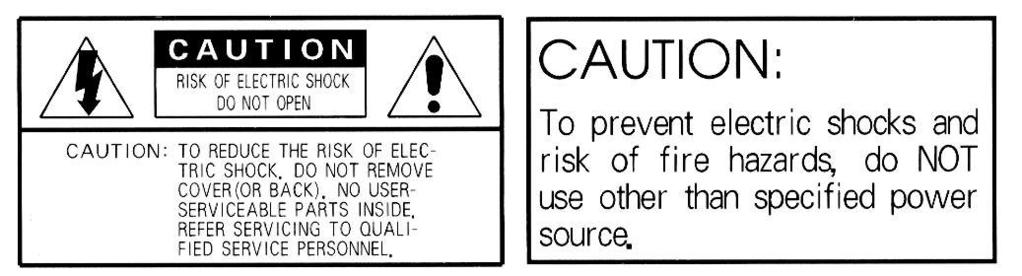 WARNING Vältimaks elektrilöögi või tulekahju riski on keelatud seadet kasutada vihmases ja niiskes keskkonnas.