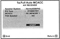 Automaatne optimaalse heli häälestamine (Auto MCACC) Automaatne multikanaliline akustiline kalibreerimine (MCACC) seadistamine mõõdab kuulamisruumi akustilisi parameetreid, võttes arvesse ümbritseva
