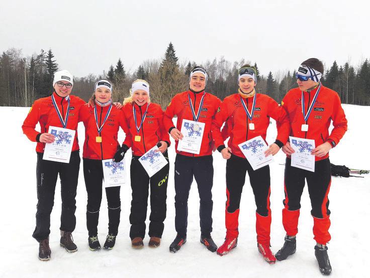 SPORT 11 Suusatajad võitsid medaleid Alutagusel Pannjärvel toim usid 22. märtsil Eesti noorte meistrivõistlused paarissprindi teates, kus osalesid väga edukalt ka Järva valla suusaklubid.