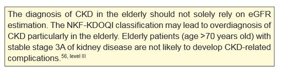KNH diagnoos eakatel ei tohiks tugineda üksnes egfr hindamisel. NKF-KDOQI klassifikatsioon võib põhjustada KNH ülediagnoosimist, eriti eakatel.