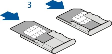 12 Alustusjuhend 4 Pöörake SIM-kaardi hoidik ümber ja sisestage see tagasi telefoni.