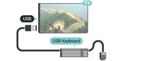 Ühendamine * = veebilehe paigutamine vastavalt ekraani laiusele Teleril teksti sisestamiseks ühendage USB-klaviatuur (USB-HID-tüüpi). 4.15 Võite teleriga ühendada klaviatuuri ja hiire.