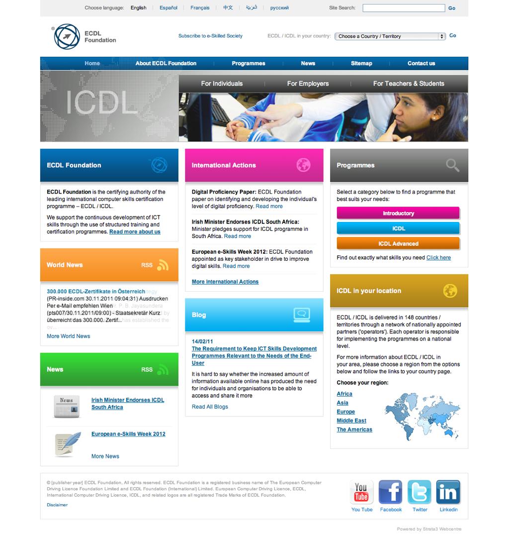 ECDL / ICDL Kasutusel 148 riigis