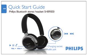 2 Mis on karbis: SHB9000 Bluetoothi peakomplekt Laadija Kiiresti alustamise juhend CD koos kasutamisjuhendiga Kott Audiokaabel 3 Mida teil veel vaja on Mobiiltelefon, mis võimaldab Bluetoothi