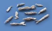Hõbepaberist kalad 1 Kalakesi võib meisterdada ka kuivalt, neid hõbepaberist vormides Mida saab kalakestega edasi teha?