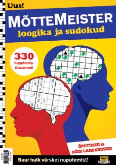 RISTSÕNAD MÕTTEMEISTER LOOGIKA JA SUDOKUD Mõttemeister on Eesti mahukaim loogikaülesannete ja sudokude kogumik, mahutades kaante vahele 330 nuputamisülesannet.