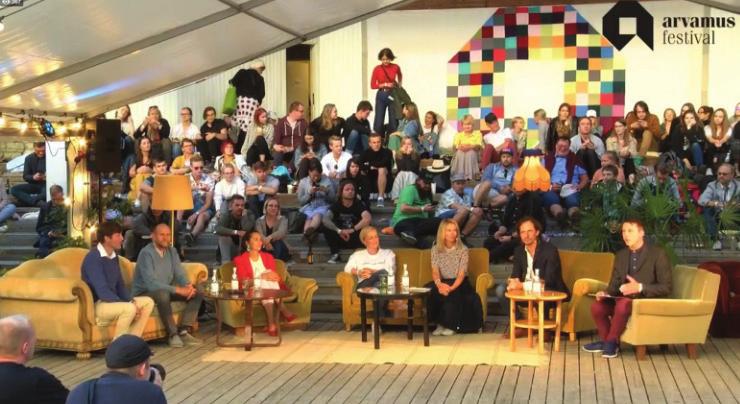 Laupäeva õhtul külastas Arvamusfestivali ka Eesti president Kersti Kaljulaid, kes festivali finaalis arutles õiguskantsler Ülle Madise ja riigikohtu halduskolleegiumi esimehe Ivo Pilvinguga teemal,