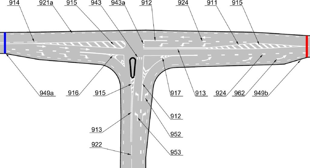 3. TKM 25. Teekattemärgised ja nende tähendused (11) Märgis 921a Lühikeste kriipsudega katkendjoon, kriipsu pikkusega 1 m ja kriipsu vahega 2 m, tähistab sõidutee äärt (lisa 10 joonised 9 ja 11).