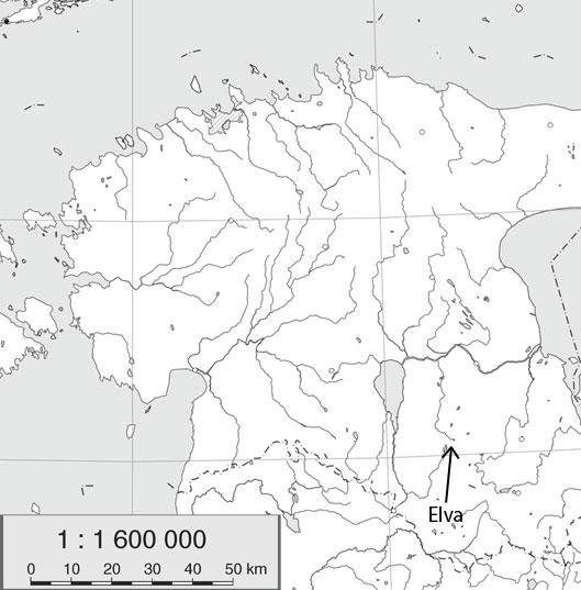 Materjal ja metoodika 2.1 Verevi järve iseloomustus Verevi järv paikneb Lõuna-Eestis Ugandi lavamaal Tartust 25 km kaugusel Elva linnas keeruka reljeefiga alal (joonis 4).