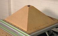 Compound mitres are very frequently used in roof framework construction.