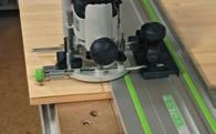 54 04 ROUTING WITH THE MFT 3 04.3 SLIDING DOVETAILS The router together with a dovetail cutter can be used to create a dovetail within a few minutes.