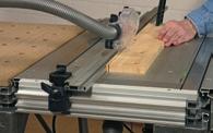 3 1 Sawing at the longitudinal stop Remeasure the parallelism of the sliding