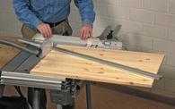 edge: a cut always begins by completely straight sawing of a board edge.