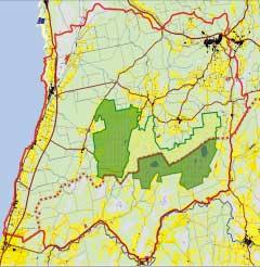 Joonis 20. Kahe olemasoleva Ramsar'i ala asukoht Nigula (EE) ja Ziemelu Purvi (LV) (Põhja sood) ja uus ala Sookuninga (EE). 3.