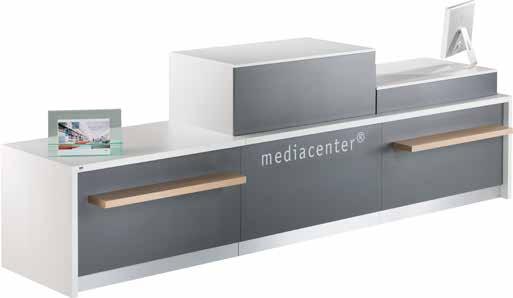EIGT ADJUSTABLE COUNTER CONFIGURATION NO. 10 800 3680 Rectangular height adjustable and rectangular counters (with bag shelves) Components Article no.