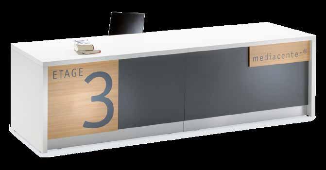 FUNCTIONS CONFIGURATION NO. 24 800 2480 Rectangular counters (with decorative boards) Components Article no.