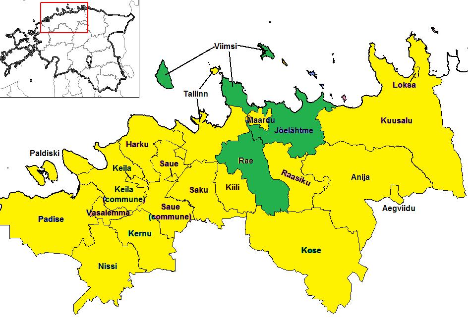 1.2. Tegevuspiirkonna kirjeldus Harju maakonnas on kokku 23 kohalikku omavalitsust, millest 3 (Jõelähtme, Rae ja Viimsi) moodustavad Põhja-Harju Koostöökogu.