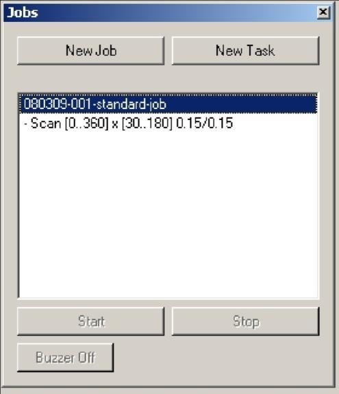 2. Save the new Job onto your hard disk