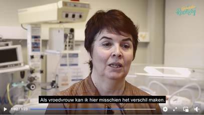 Voorjaarscampagne: Geef je baby een rookvrije start In een reeks van vier video s vertelde Katrien De Wilde, opleidingshoofd