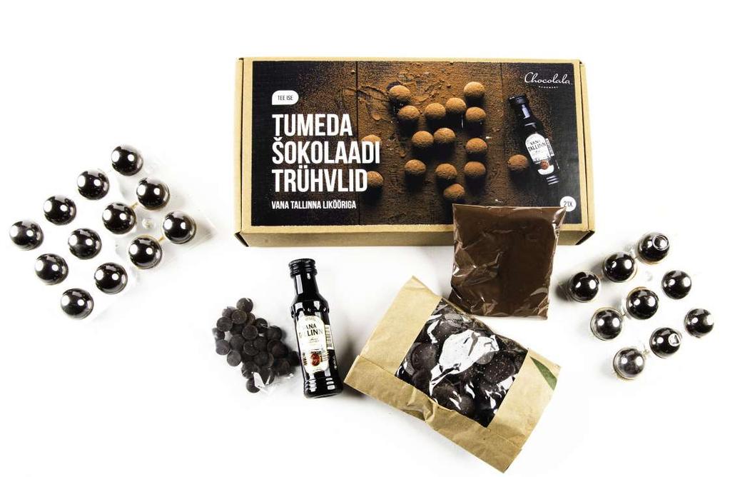 89 129. Make your own dark chocolate truffles with Vana Tallinn liquer - 21 truffles.