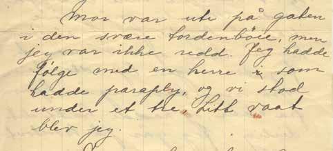 18. juli 1931 sender moren brev i posten, der hun takker for brev fra Inger Helene, og forteller at hun fortsatt ikke har