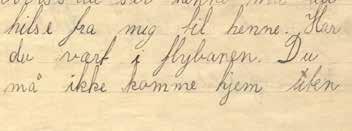 Siste brev fra 1931 er fra Inger Helene til moren som da var på