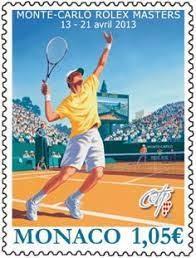728 tennis-frimerker Tennis er verdens mest fjerde mest utbredte idrett etter fotball, cricket og Monte Carlo Masters er en stor tennisturnering. landhockey.