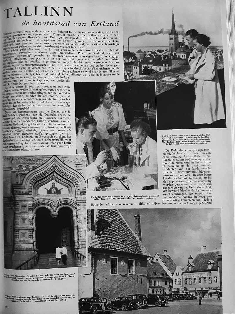 Väljavõte Amsterdami ajakirja De Prins 1939.