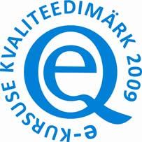 Koosolekut juhatas ja protokollis: Jüri Lõssenko 1. Taotlusvooru info ja ajakava taotlejatele E-kursuse kvaliteedimärgi taotlusvoor kuulutati välja 4. oktoobril 2010.