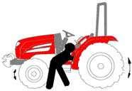TRAKTOR TULEB PARKIDA OHUTULT Enne traktoriga tööleasumist tuleb haakeriist langetada maapinnale. Seisata mootor ja eemaldada süütevõti.