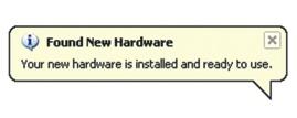 3. Draiveri paigaldamine Märkus: Kui oled TU-1284 ühendanud vabasse USB pessa, siis Windows (XP/2000/ME/98SE) avastab antud seadme automaatselt.
