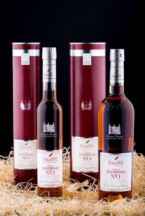 Chateau Fontpinot XO Grande Champagne Cognac Chateau Single Estate konjaki valmistamiseks kasutatud viinamarjad pärinevad ainult Chateau Fontpinot konjakimõisa ümbruses paiknevalt piiratud