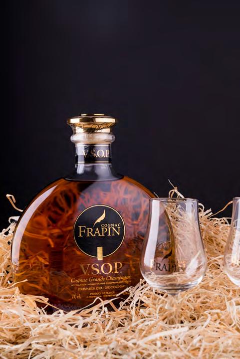 Frapin VSOP Cognac Prantsusmaa Frapin VSOP Grande Champagne Cognac valmistatakse Cognac i maakonna su dames Segonzac is, hinnatuimal konjaki valmistamiseks kasutatavate viinamarjade kasvualal.