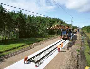 RAUDTEE-EHITUS LEONHARD WEISS RTE üheks põhitegevuseks on raudteede ehitus, millega on ettevõte tegelenud juba alates asutamisest 1996. aastal.