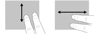 Kerimine Kerimist on mugav kasutada lehel või pildil üles-alla ja vasakule-paremale liikumiseks.