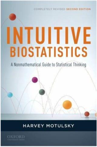 Peamiseks õppematerjaliks on raamat: Õppematerjalid Harvey Motulsky: Intuitive Biostatistics: A Nonmathematical Guide to Statistical Thinking (2009) Vajalikud raamatute peatükid on