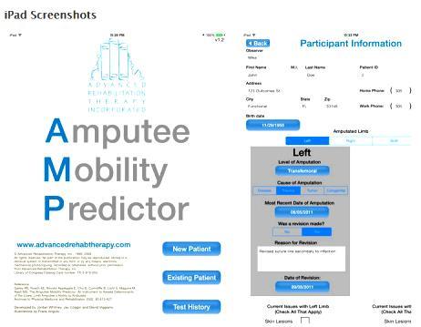 Amputee Mobility Predictor (AMP) Alajäseme amputatsiooni järgse patsiendi funktsionaalsuse prediktor ja instrument.