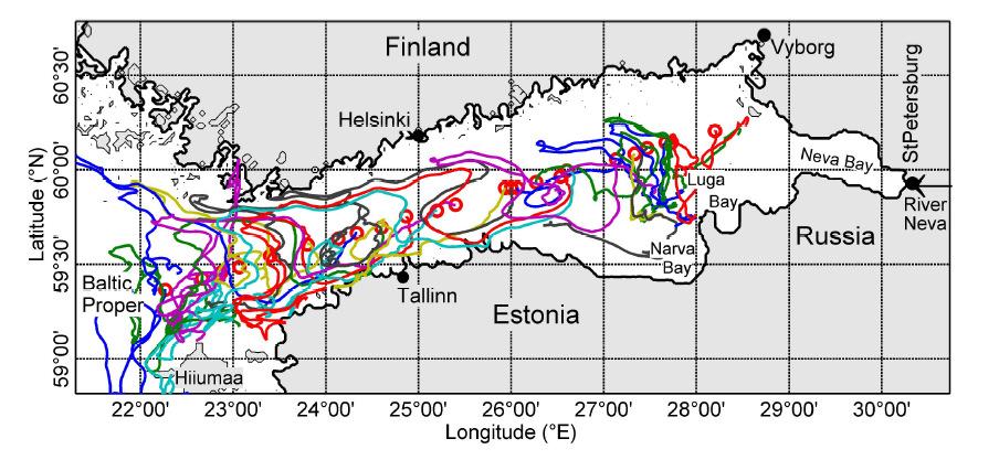põhjal leitakse optimaalsed laevateed Laevaliikluse suunamine Eesti saartest kaugemale Soome lahes nõnda, et tekkiv