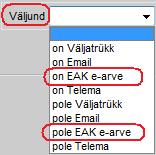 2019/02/17 11:26 9/13 Directo ja Omniva arvekeskuse (endine EAK ehk Eesti E-arvete Keskus) liidestamine on EAK e-arve ainult EAK-sse edastatud arved pole EAK e-arve ainult EAK-sse edastamata arved