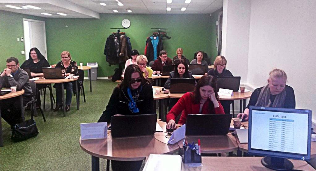 ECDLi sertifikaaditesti tulemused Eestis sooritasid ECDLi testi 28 õpetajat.