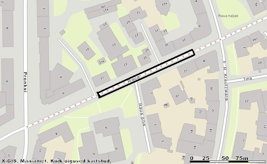 Kiirused Raua tänaval Mõõtmisperiood: Pühapäev 6.mai 2012 kell 14.00 15.