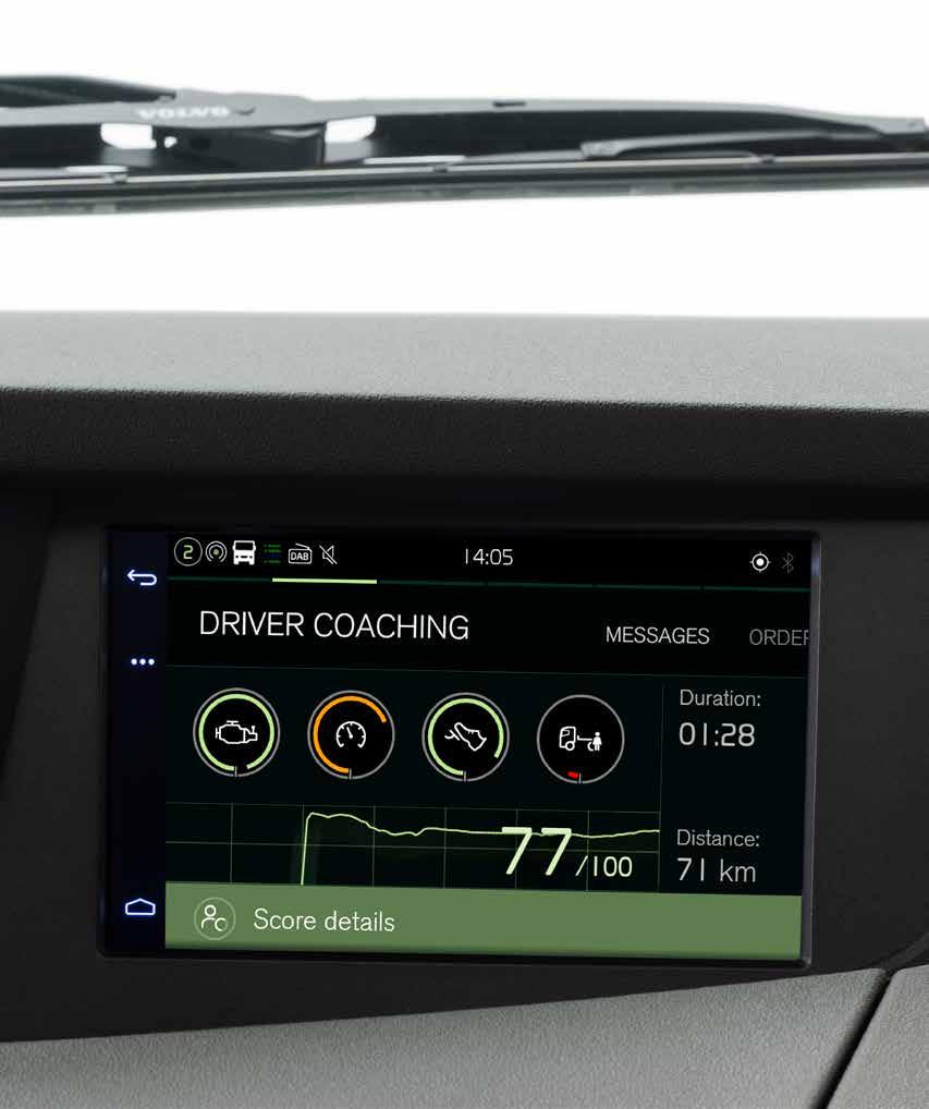 VEOKIJUHI KASUTAJALIIDES Meediakeskkond teie käeulatuses INTEGREERITUD GPS-NAVIGEERIMISSEADE Volvo FM on varustatud täielikult integreeritud navigeerimisseadmega.