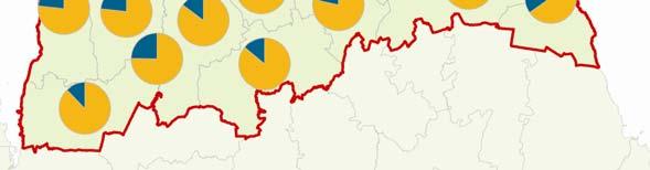 Toila (61,3%) ning Alajõe (64,4%).