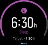 Lisaks une kokkuvõttele saate une ülevaatest jälgida oma üldist une trendi. Vajutage kella sihverplaadil olles alumist paremat nuppu, kuni näete kuva SLEEP (Uni).
