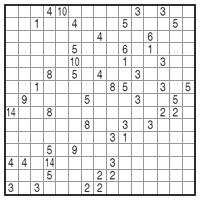 . Enigma Enigma on peitepildimõistatus, kus pilt tuleb ilmutada ühesuguseid numbreid radadega ühendades.