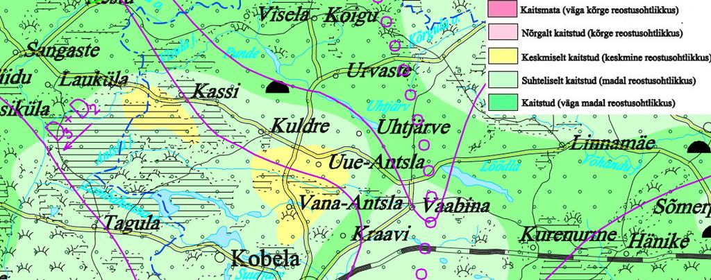 14 Tugimaantee 69 Võru Kuigatsi Tõrva km 22,07-34,664 asuva Vaabina Sarapuu lõigu Joonis 4.