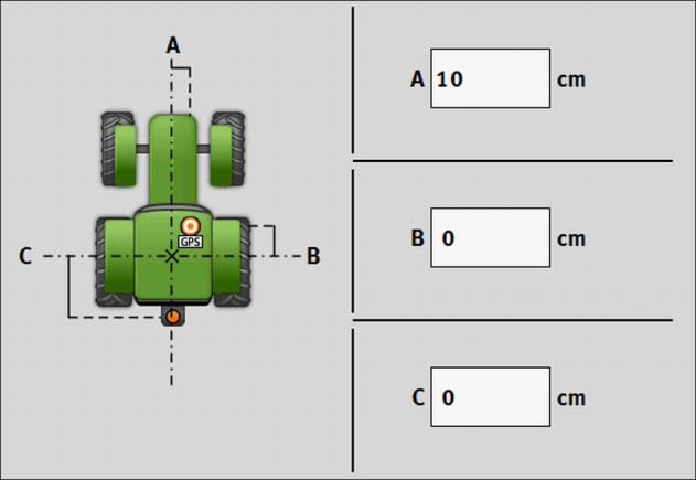 8 Rakendus Tractor-ECU Parameeter 4. Järgige ekraanil kuvatavaid juhiseid. Kiiruseandur on kalibreeritud. 8.3.