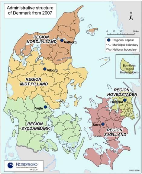1.1.2 Haldus-territoriaalsed reformid Vaadeldud riikidest on haldus-territoriaalne reform viimasel kümnendil läbi viidud Taanis (2007). Soomes on vastav reform teostumas.