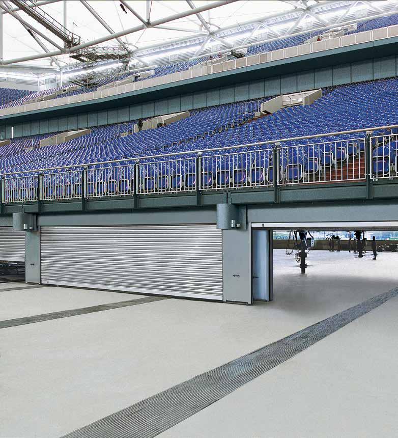 Suurepärased lahendused spetsiaalsetele vajadustele Rulluks / rullvõre classic Jalgpalliklubi FC Schalke 04 staadioni jaoks loodud erilahendus 11 alumiiniumist