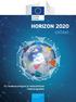 HORIZON 2020 lühidalt - ELi teadusuuringute ja innovatsiooni